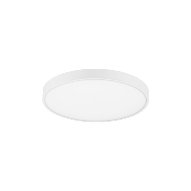 Nova Luce Perfect Profile - plafonnier sur télécommande (incl.) - Ø 60 x 10 cm - 40W LED dimmable inclus - 2700K-6000K - blanc
