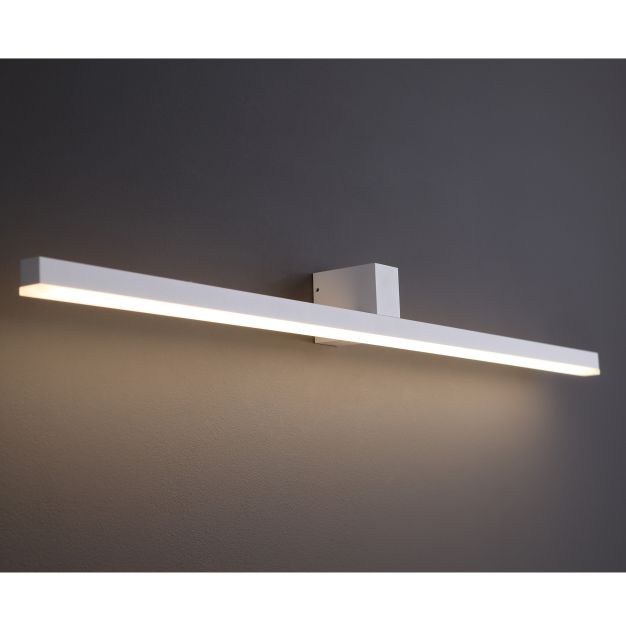Maxlight Longbeam - lumière miroir - 90 x 7,5 x 7,5 cm - 9W LED inclus - IP54 - blanc