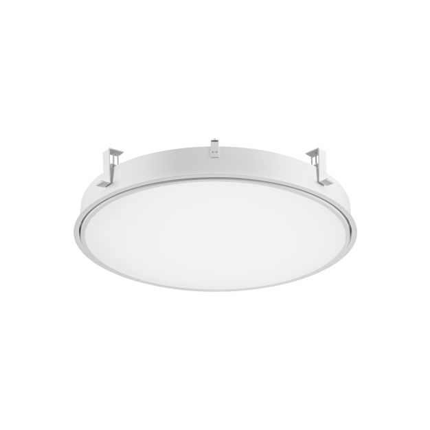Nova Luce Perfect Profile Trimless - spot encastré sur télécommande (incl.) - Ø 1045 mm, 1030 mm encastré - 120W LED dimmable inclus - 2700K-6000K - blanc