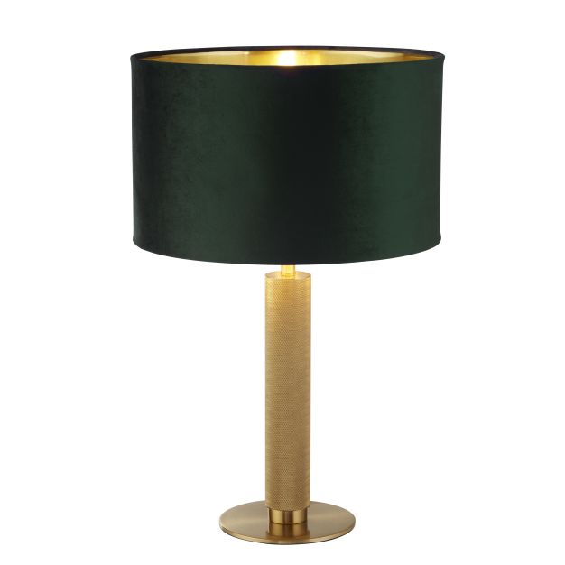 Searchlight London - lampe à poser - Ø 40 x 63 cm - vert et or