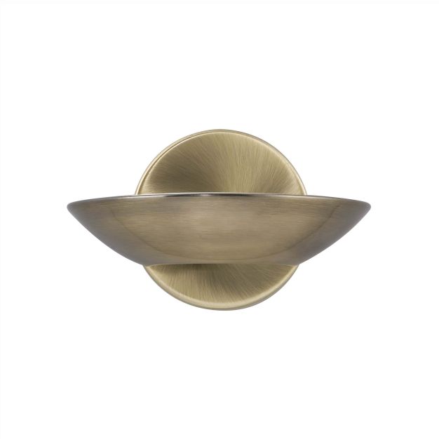 Searchlight Wall - applique murale - 17 x 11 cm - 8W LED inclus - laiton antique