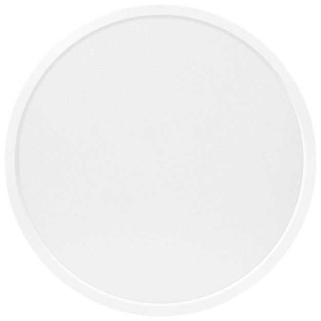 ETH Ruby - plafonnier avec détecteur de mouvement - Ø 30 x 2,4 cm - variateur à 3 niveaux - LED 24W inclus - IP44 - blanc