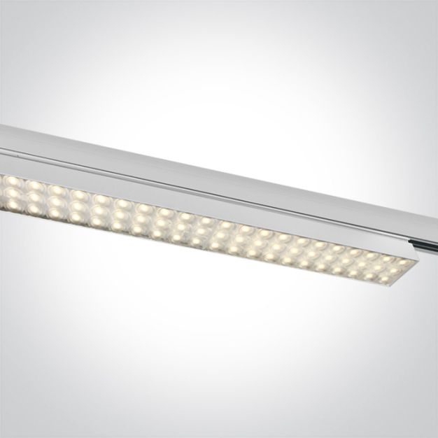 ONE Light High Power Linear - rail lumineux - système de rail triphasé - 115 x 4 x 6,4 cm - 60W LED inclus - blanc - couleur de lumière réglable