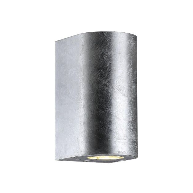 Nordlux Canto Maxi 2 - applique murale extérieure - 8,7 x 17 x 10 cm - IP44 - métal galvanisé