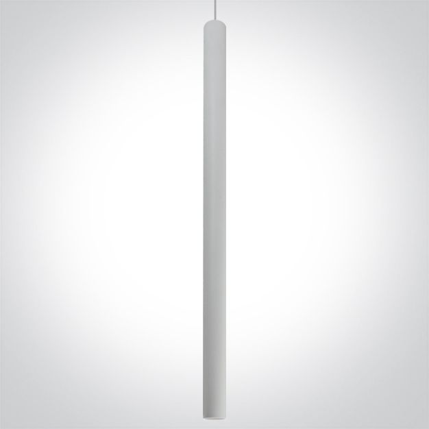 ONE Light Rail Spots - suspension - système de rails 3 phases - Ø 3,2 x 60 cm - LED 8W incluse - blanc