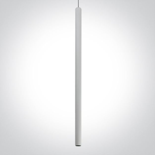ONE Light Pendant Tubes - lampe suspendue - Ø 2,6 x 120 cm - 6W LED inclus - blanc