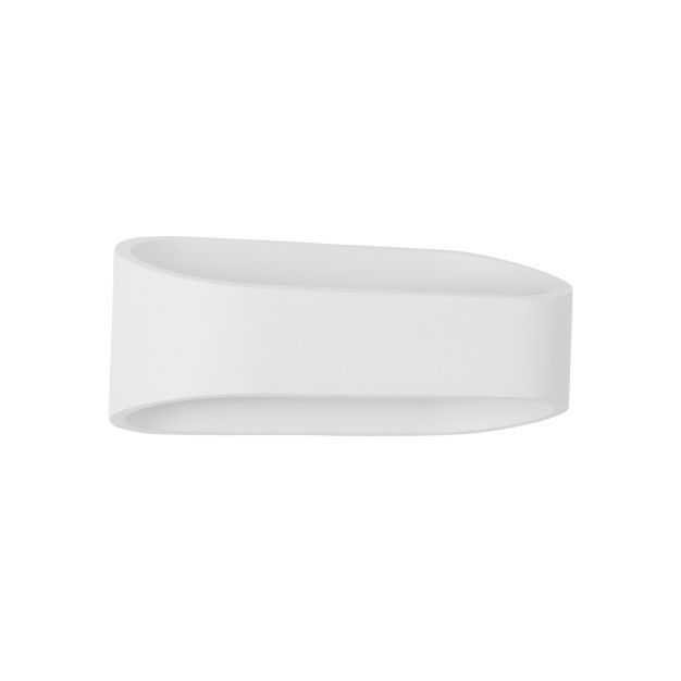 Nova Luce Mile - applique d'extérieur - 18 x 11,5 x 7,5 cm - 9W LED inclus - IP54 - blanc
