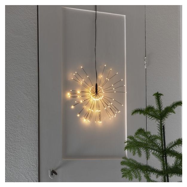 Konstsmide - ampoule décorative micro LED - Ø 25 x 500 cm - ambre et noir