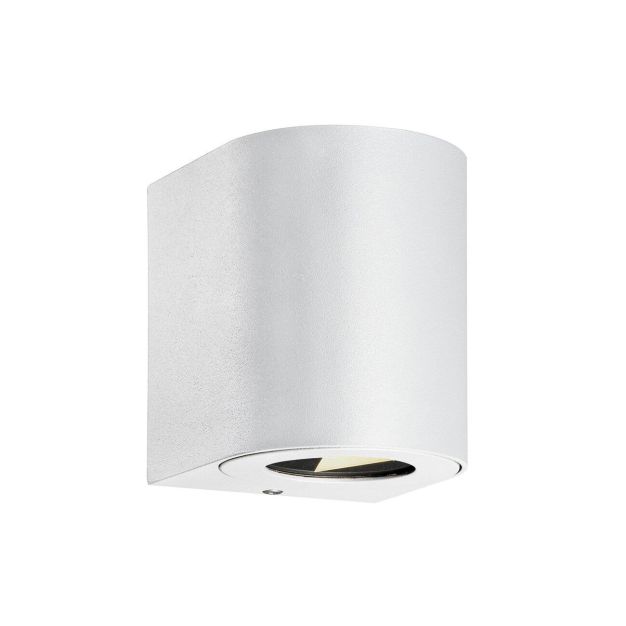 Nordlux Canto 2 - applique murale extérieure - 8,7 x 10,4 cm - 2 x 6W LED inclus - IP44 - blanc