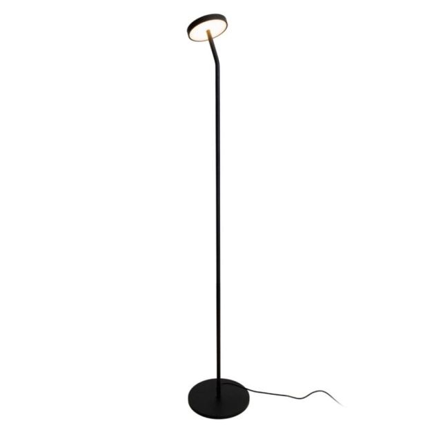 Maxlight Ibiza - lampadaire - 123,5 cm - 8W LED inclus - noir