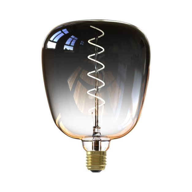 Calex Kiruna Gris Gradient Ampoule LED - Ø 14 x 20 cm - E27 - 5W dimmable - 1800K - fumé