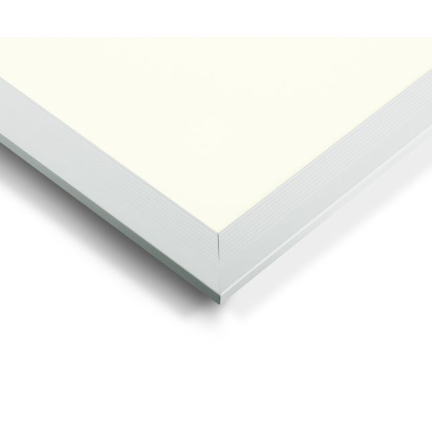 ONE Light 40W Backlit Panel - panneau encastré rétroéclairé à LED pour plafonds suspendus à rails en T - 59,5 x 59,5 x 2,9 cm - 40W LED inclus - blanc - couleur de lumière blanche