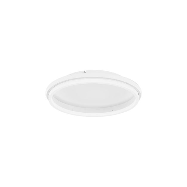 Nova Luce Willow - plafonnier - Ø 45 x 6 cm - 38W LED inclus - blanc sable