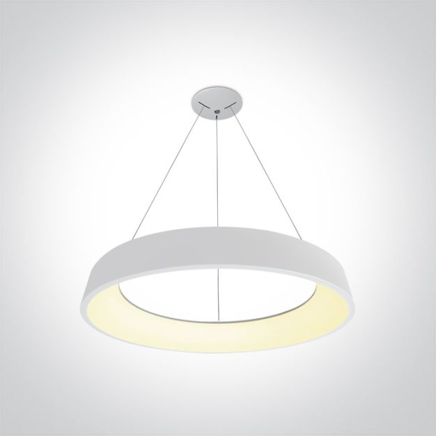 ONE Light LED Suspension Rings - lampe suspendue - Ø 60 x 10,8 cm - 42W LED inclus - couleur de lumière réglable - blanc