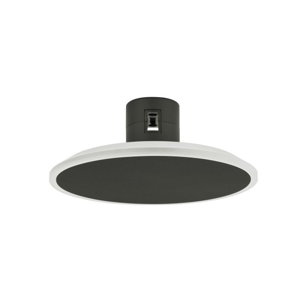 Nova Luce Libo - point lumineux système de rail magnétique - Ø 16 x 6 cm - 6W LED inclus - noir sable