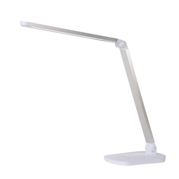 Lucide Vario - lampe de table - 51,5 x 13,5 x 39,4 cm - 8W LED dimmable inclus - blanc