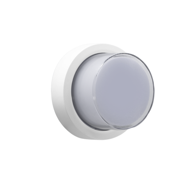 Century Italia Pura - lampe murale/plafonnier - Ø 17 x 10 cm - 10W LED inclus - IP65 - blanc