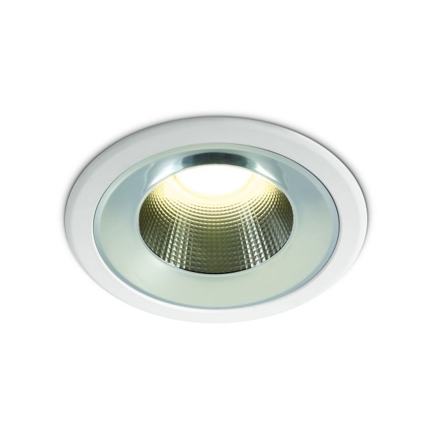 ONE Light Dark Light Project Range - spot à encastrer - Ø 170 mm, Ø 150 mm encastré - 18W LED inclus - IP54 - blanc - couleur de lumière blanc chaud