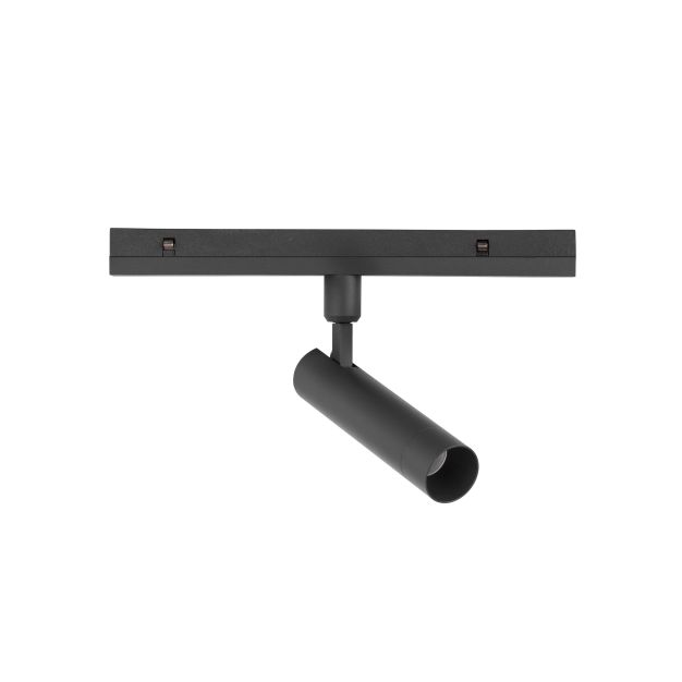 Nova Luce Lod - point lumineux système de rail magnétique - Ø 3,2 x 19,6 cm - 10W LED inclus - noir sable