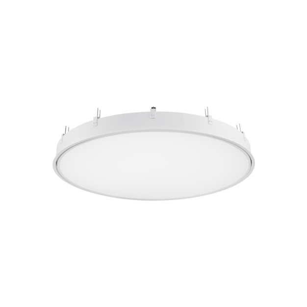 Nova Luce Perfect Profile Trimless - spot encastré - Ø 840 mm, 830 mm encastré - 80W LED dimmable inclus - 3000K - blanc