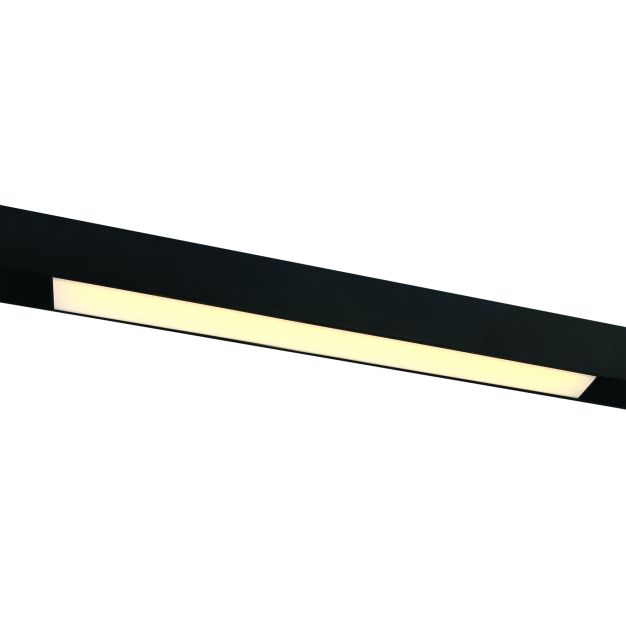 ONE Light système de rail magnétique - Luminaires linéaires - 60 x 3,7 x 4,7 cm - 25W LED inclus - noir