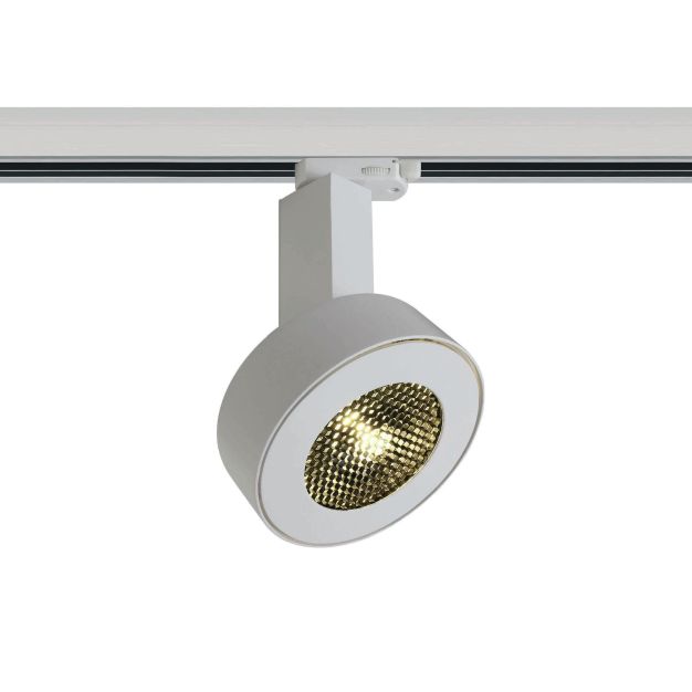 ONE Light Honeycomb - spot sur rail - système de rail triphasé - Ø 14 x 24 cm - 30W LED inclus - blanc