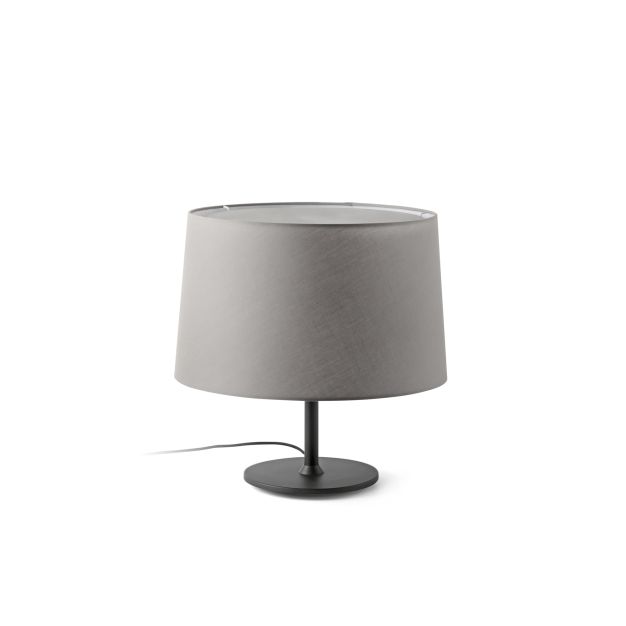Faro Windsor - lampe de table - Ø 48,5 x 51 x 29 cm - noir mat et gris