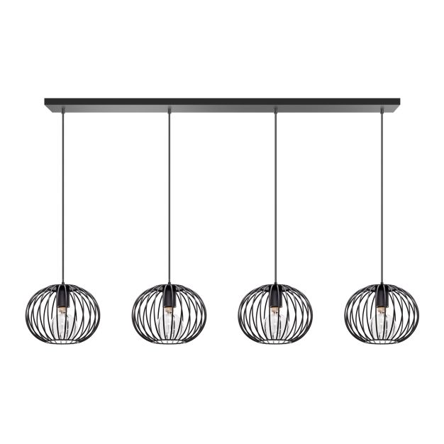 ETH Wire 2.0 - lampe suspendue - 120 cm - noir