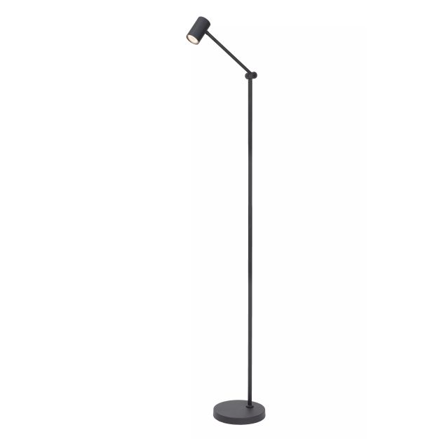Lucide Tipik - lampadaire rechargeable - 37,3 x 22 x 138 cm - 3 step dimmer - 3W LED inclus - noir