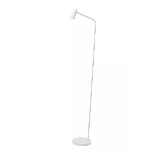 Lucide Stirling - lampadaire rechargeable - 28 x 20 x 137,5 cm - 3 step dimmer - 3W dimmable LED inclus - blanc