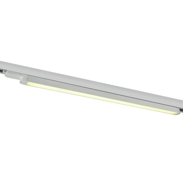 ONE Light LED Linear Track Light - Système de rail triphasé - 121 x 3 x 3 cm - 25W LED inclus - blanc - couleur de lumière blanche