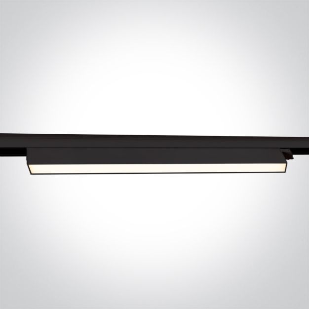 ONE Light Linear Box Lights CCT V - spot sur rail - 96,4 x 3,8 x 5,5 cm - 48W LED inclus - noir