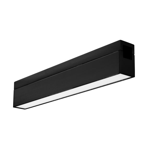 Nova Luce Versus - point lumineux système de rail magnétique - 25 x 2,6 x 4,4 cm - 10W LED inclus - noir