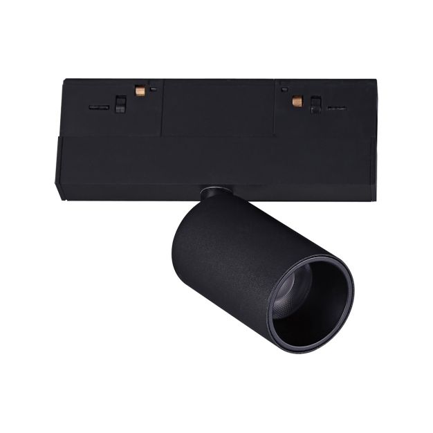 VK Lighting Kona - système de rail magnétique - spot sur rail - 13,9 x 4,5 x 12,6 cm - 7W dimmable LED inclus - noir