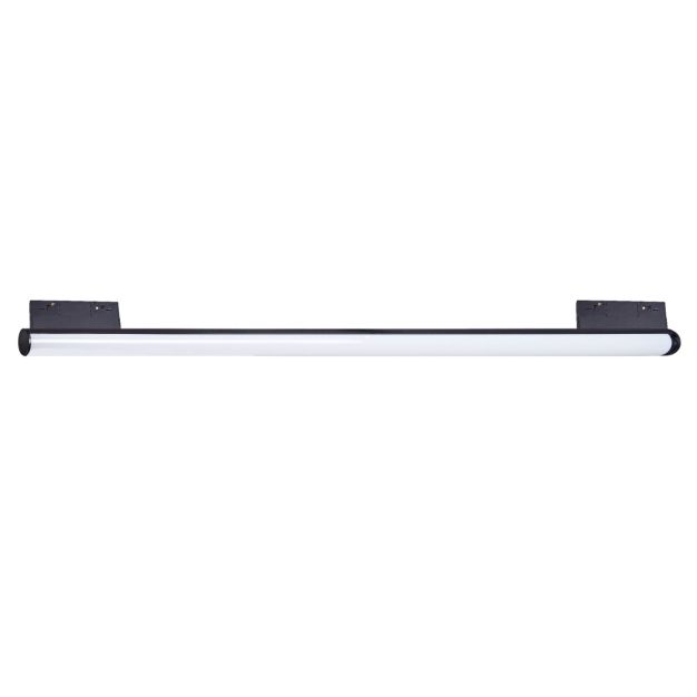 VK Lighting Kona - système de rail magnétique - faisceau de rail - 120 x 3 x 8,3 cm - 27W dimmable LED inclus - noir