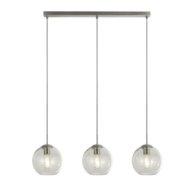 Searchlight Balls - lampe suspendue - 81 x 15 x 147 cm - chrome et transparent