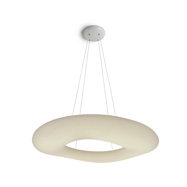 ONE Light Cloud Pendant Series - lampe suspendue - Ø 75 x 150 cm - 80W LED inclus - blanc