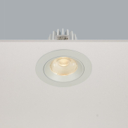 Artdelight Venice 2108 - spot encastré - Ø 80 mm, Ø 68 mm encastré - 8W LED dimmable inclus - IP44 - blanc