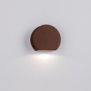 Nova Luce Sango - applique murale extérieure - 10 x 8,5 x 3,5 cm - 4W LED inclus - IP54 - corten