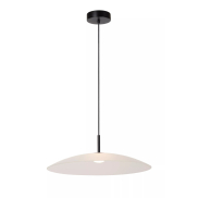 Lucide Menga - lampe suspendue - Ø 60 x 150 cm - 18,6W LED dimmable inclus - opal