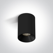 ONE Light Wall & Ceiling LED - spot en saillie 1L - Ø 6 x 8 cm - 7W LED inclus - noir