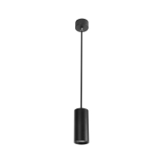 Nova Luce Aila - lampe suspendue - Ø 5,6 x 120 cm - noir sable