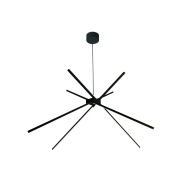 Maxlight Spider - lampe suspendue - Ø 114 x 200 cm - 33W LED inclus - noir