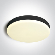 ONE Light Plafo - plafonnier - Ø 35 x 5,5 cm - 35W LED inclus - IP65 - noir