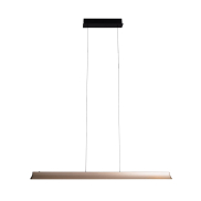 Maxlight Jo-Jo - lampe suspendue - 124 x 6 x 195 cm - 38W LED inclus - 2700K-5500K - or et noir