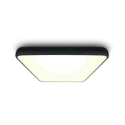 ONE Light LED Slim Line Plafo - plafonnier - 64 x 64 x 9 cm - 62W LED inclus - noir