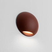 Nova Luce Passo - applique murale extérieure - Ø 12 x 4 cm - 3W LED inclus - IP65 - corten