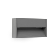 Faro Grada - applique murale - 25 x 4,6 x 12,8 cm - 6W LED inclus - IP54 - gris foncé