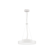 Nova Luce Perfect Profile - lampe suspendue - Ø 40 x 120 cm - 24W LED dimmable inclus - blanc