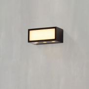Nova Luce Inga - applique murale extérieure - 15,3 x 6,5 x 7,3 cm - 11W LED inclus - IP65 - anthracite foncé